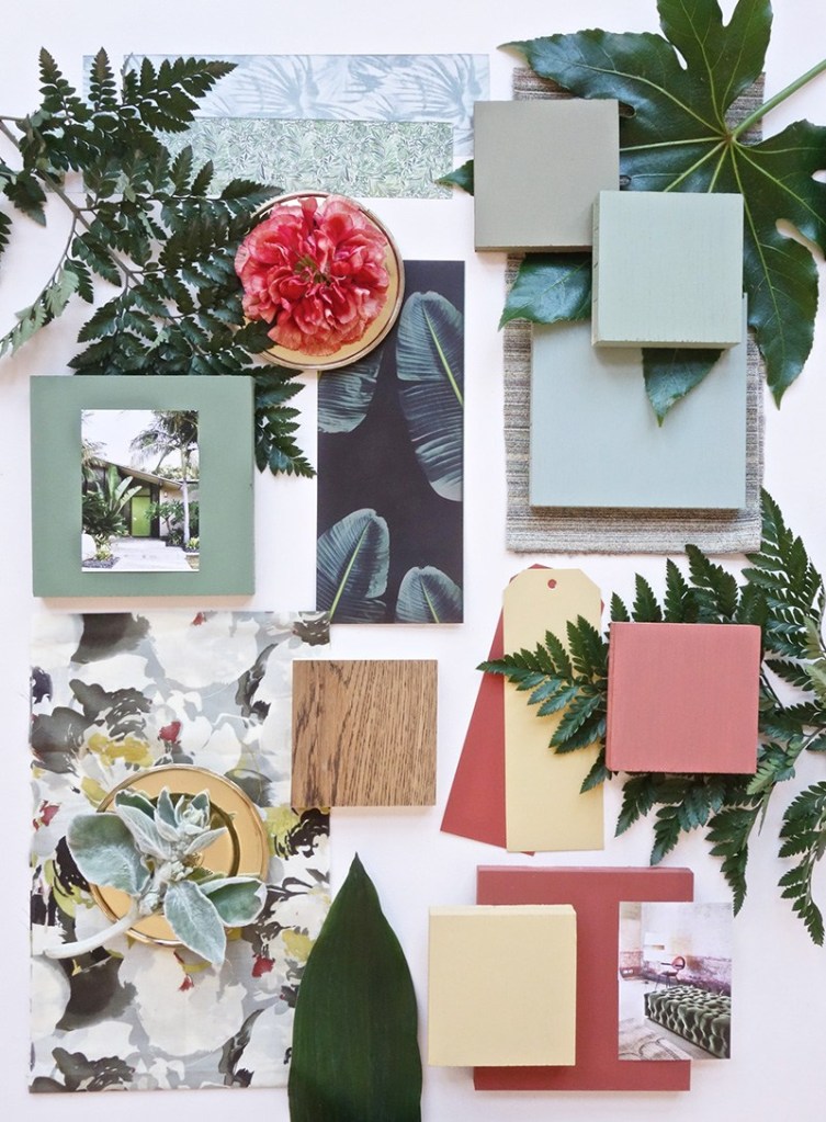 Inspiration from Eclectic Trends natural jungle and floral schemes