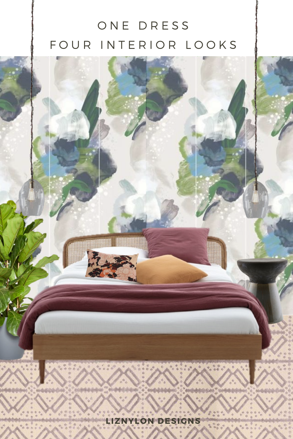 liznylon-designs-look2-romantic-abstract-floral-bedroom
